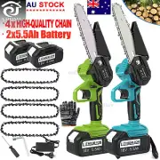 8IN 1Mini Electric Chainsaw Cordless Battery Wood Cutter Saw Chain Saws Makita