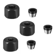 High Performance 6pcs Collet Chuck Set for Superior Wood Router Results