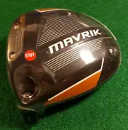 CALLAWAY MAVRIK 9.0* MEN'S LEFT HANDED DRIVER HEAD ONLY! BRAND NEW!