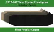 Lloyd Ultimat Small Deck Carpet Mat for 2017 Mini Cooper Countryman (for: Mini)