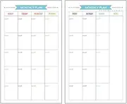 Kisangel 40 Sheets Lined Paper Wide Ruled Loose Leaf Paper 6 Holes Paper Refills Five Star Notebook To Do List Planner Notebook Paper Grid Paper Lined Binder Paper A5 Binder Ring College