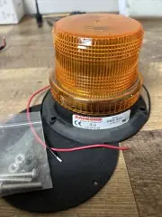 RAYMOND 6465-RAY Beacon Light,Amber,Flashing