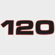 Ranger Boat Model Decal 7604324 | 120 Black Red Sticker