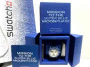 Swatch x Omega Moonwatch Mission to the Super Blue Moon SO33N700 New from Japan