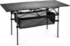 Sanny Outdoor Folding Portable Picnic Camping Table, Aluminum Roll-Up Table with