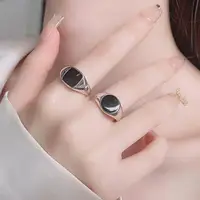 在飛比找momo購物網優惠-【MoonDy】戒指 純銀戒指 嘻哈戒指 歐美戒指 情侶戒指