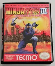 Ninja Gaiden III The Ancient Ship Doom CASE ONLY Nintendo NES Box ANY 4+ 20% OFF