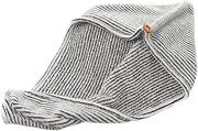 OHPHCALL Hair Drying Cap Bamboo Charcoal Quick Dry Hair Towel Wrap for Women Girls Grey White