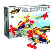 120pc Construct IT DIY Helicopter Toy w/ Tools Play Build Assembly Kit Kids 8y+