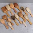 1Pc Paddle Cushion Wood Comb Hair Loss Bamboo Comb Massage Brush Hair Scalp
