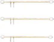 Dollhouse Miniature Set of 3 Curtain Rods w/Hanging Hooks by Barbara O039;Brien