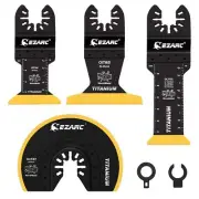 EZARC multi tool replacement blade edge tip titanium plating 4 -point set 4 type