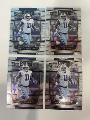 (4) 2021 Panini Select Micah Parsons Concourse RC LOT (4) #85 - Dallas Cowboys