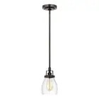Bronze One Light Mini-Pendant from the Belton Collection