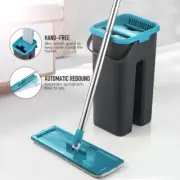 Mop Floor Mop With Bucket Lazy Squezze Free Hand Magic Cleaning Mop Microfiber