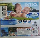 Intex 8 x 24 Inch Easy Set Inflatable Swimming Pool with Filter, Blue New!