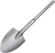 SDS-Max Shank 40Cr Steel Clay Spade, 410mm Demolition Jack Hammer Bit, Trenching and Digging Shovel Bit for Clay, Gravel, Frozen Soil, Concrete