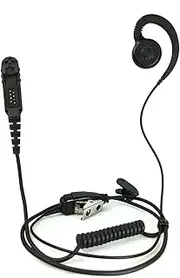 ProMaxPower Two Way Radio Headset Earpiece Swivel C-Shape for Motorola XPR3300e XPR3500e DP2600 DP3441 MTP3550 (1 Pack)
