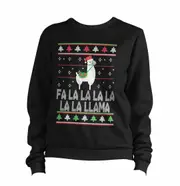 Fa La La Llama Sweater Pullover Jumper CrewneckHoodie sweatshirt