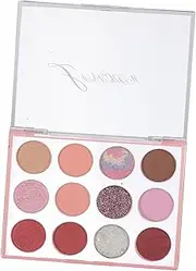 12Grids Eyeshadow Palette Colors Matte Shimmer Eyeshadow Tray for Stunning Makeup Looks Compact Design for Travel for Parties and Everyday Use