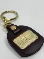 NEW RARE VTG Gold Badge NISMO Emblem Key Chain Fob Nissan Skyline GTR 240Z 510