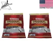 2x Simms Original Beef Jerky 2.85 OZ Ounce Premium Cuts Natural Smoke Flavor Bag