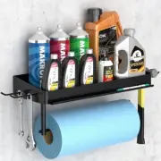 Garage Paper Towel Holder Wall Mount Shelf Shop Towel Holder Onehand Tear Paper