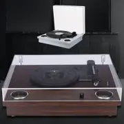 Vinyl Record Player 3Speed Wireless Bluetooth Turntable HiFi System with LP