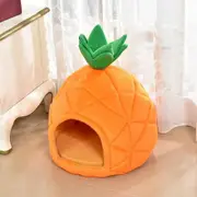 Pineapple Shaped Soft Dog House