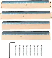 [QANYEGN] Wooden Tufting Frames, Rug Hook Frames, Embroidery Strip Frames, Tapestry Frames with Screws for Tufting, DIY Crafts Table Stand Frames (4 Sides 15.7 Inches Wide)