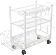 Sports Storage Rack, Removable Floor-Standing Yoga Mat Display Rack, Household Badminton Racket Fitness Supplies Storage Rack,White