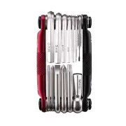 Crank Brothers Multi-13 Mini Tool, Matte Black/Red