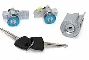 Szwaldaper Left Right Door Lock Ignition Lock Cylinder Key Set Holden, for Isuzu, 2002-2010 Rodeo DMAX D-MAX Denver 2003-2011 Car Lock Cylinder Replacement