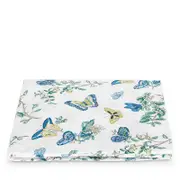 Matouk Baudin Butterfly Percale Fitted Sheet, Cali King