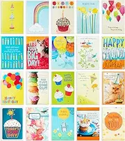 Hallmark Birthday Cards Assortment, 20 Cards with Envelopes (Refill Pack for Hallmark Card Organizer Box), 5EDX1086