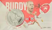 2023 AFL Lance “BUDDY “Franklin Retirement Medallion Cover #0591/2023