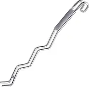 Stainless Steel Grill Net Fork,Stainless Steel Grilling Rack Clip Cooking Fork | Home & Kitchen Accessory, Outdoor Cooking Tool for Chinese New Year, Valentine's Day