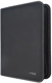 Ultra PRO - 4-Pocket Toploader Zippered Premium PRO-Binder: Holds, Stores & Protects 80 Standard Size Cards, Sports Cards, Baseball Cards, Collectible Trading & Basketball Cards