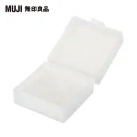 在飛比找momo購物網優惠-【MUJI 無印良品】攜帶式海綿香皂盤/含2入海綿