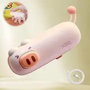 Mini Bag Sealer, USB-C Rechargeable Bag Sealer, Cute Little Pig Heat Seal, Gently Pull to Quickly Seal, Convenient for Storing Snacks, Fruits, Food, and Daily Necessities, Beautiful Kitchen Gadgets