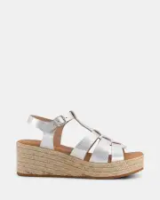 Shelly Shen Hasancion/Silver Womens Wedges 41