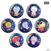 BTS BT21 Official Authentic Goods minini Can Badge SPACE Ver 7SET + Tracking Num
