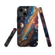 For iPhone 13 mini Tough Protective Cover, Planets Of The Universe