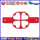 LF# Silicone 4 Hole DIY Pancake Maker Bake Cake Mold Mini Egg Tools (Heart)