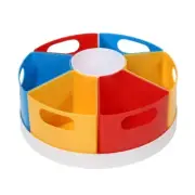 Rotating Desk Stationary Organiser 6 Compartments Makeup Supplies