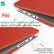 MacBook Pro 14 Inch 2023 2021 Release A2779 M2 & A2442 M1 Pro/Max Chip Case for