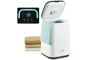 VEVOR 20L Large Towel Warmer Bucket with LED Screen U-shaped Light & Timer White