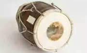 FOLK PERCUSSION HANDMADE PROFESSIONAL HAND DRUM INSTRUMENT DHOLAK WITH COVER