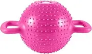 ifundom 1pc Adjustable Water Filled Kettlebell for Fitness Non Slip Double Ear Handle Portable Dumbbell for Yoga and Massage Rosy for Home Office Travel