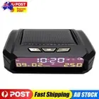 AN02 Look Solar Car Digital Clock with Date In-Car Temperature Display